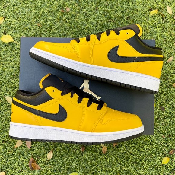 Jordan Other - Nike air Jordan 1 yellow black shoes